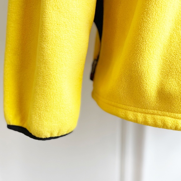 SOLD Polo Sport Ralph Lauren 1/4 zip Fleece Men Pullover Shirt Yellow XL EUC - Picture 6 of 7
